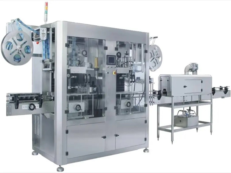 Auto-Shrink-Sleeve-Label-Machine-for-Plastic-Bottle