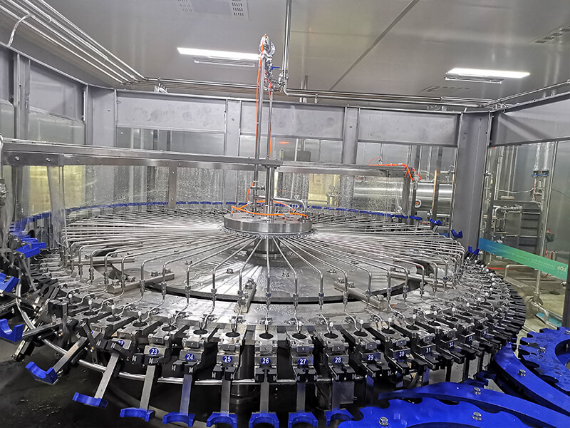 Automatic-Glass-Bottle-Juice-Filling-Machine-washing